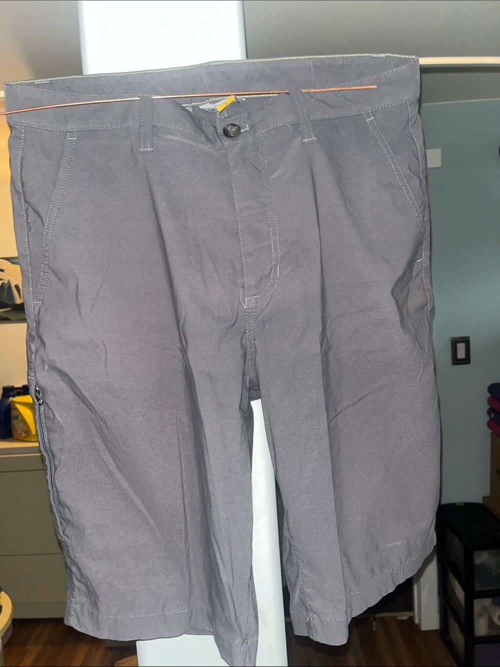 Eddie Bauer men’s flex waist travel and trail tech shorts